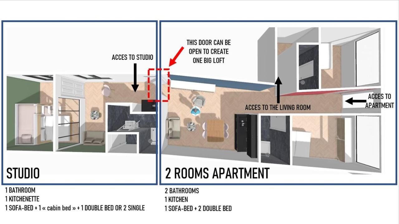 Maison Francois Paris - Two Rooms Apartment & Studio - Linkable Together Εξωτερικό φωτογραφία